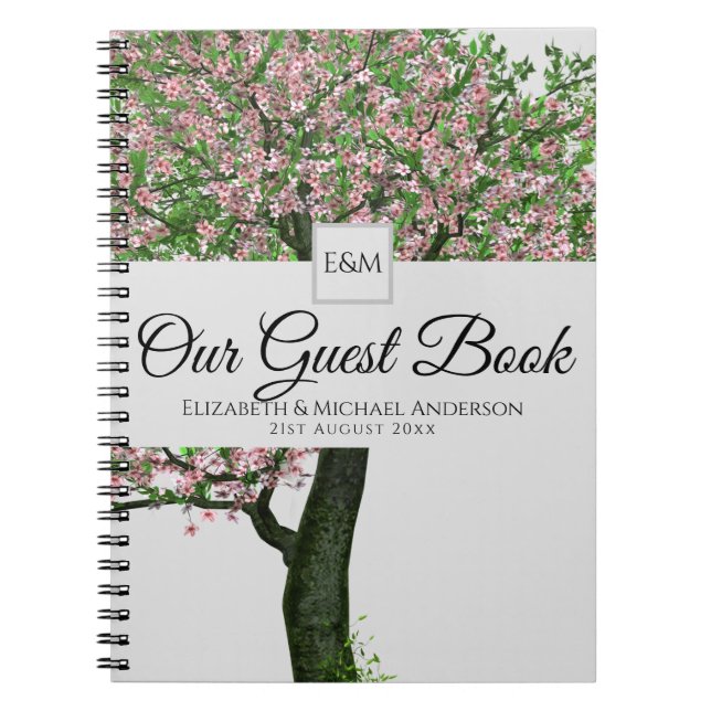Livets träd Guest Bok Bröllop eller Memorial Annan Anteckningsbok (Framsidan)