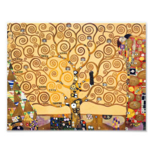 Livets träd Gustav Klimt Fototryck