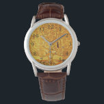 Livets träd Gustav Klimt Nouveau Armbandsur<br><div class="desc">Livets träd (1909) är en vacker målning av Wiens sekreterare Gustav Klimt. Hans konst är känd för att måla med ren guld och är vibrerande och roligt. Livets träd är en klassisk art nouveau-målning.</div>
