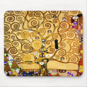 Livets träd Gustav Klimt Nouveau Musmatta