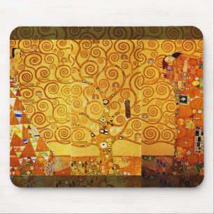 Livets träd Gustav Klimt Nouveau Musmatta