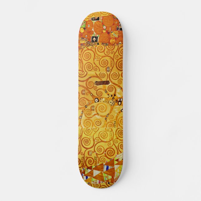 Livets träd Gustav Klimt Nouveau Skateboard Bräda 19,5 Cm (Framsida)