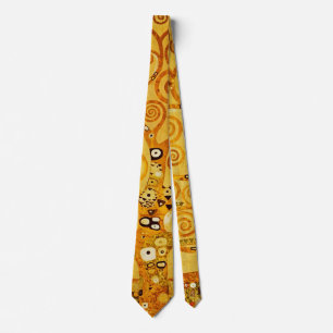 Livets träd Gustav Klimt Nouveau Slips