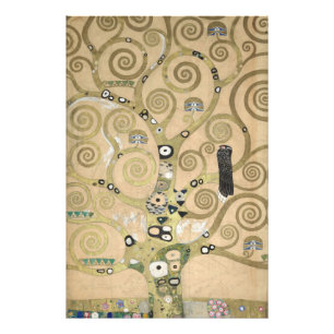 Livets Träd, Gustav Klimt Oljemålning Fototryck