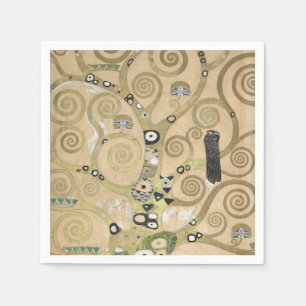 Livets Träd, Gustav Klimt Oljemålning Pappersservett