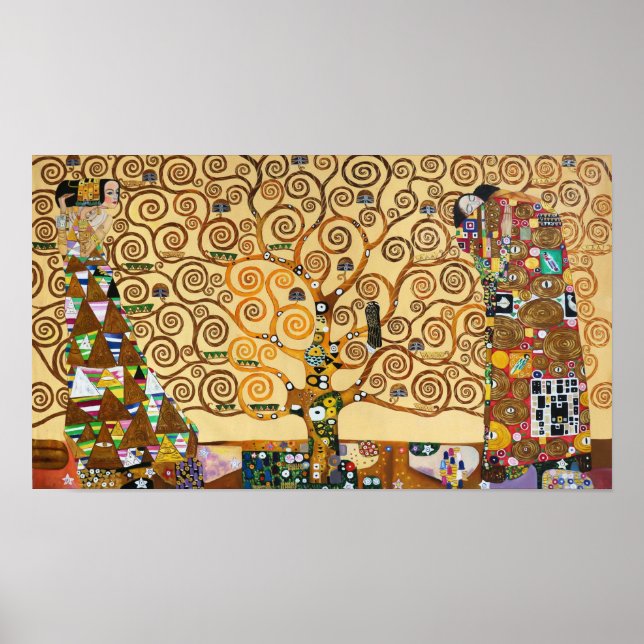 Livets träd | Gustav Klimt | Poster (Framsidan)