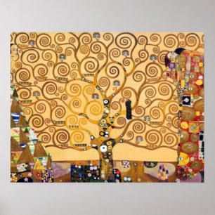 Livets träd Gustav Klimt Poster