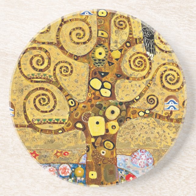 "Livets träd", Gustav Klimt Underlägg (Framsidan)