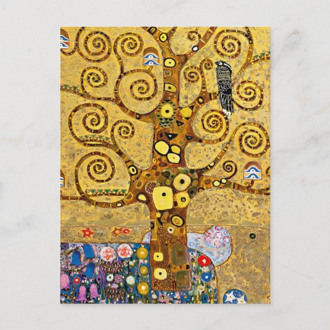 "Livets träd", Gustav Klimt Vykort (Framsida)