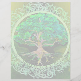 Livets träd hälsa och välstånd reklamblad