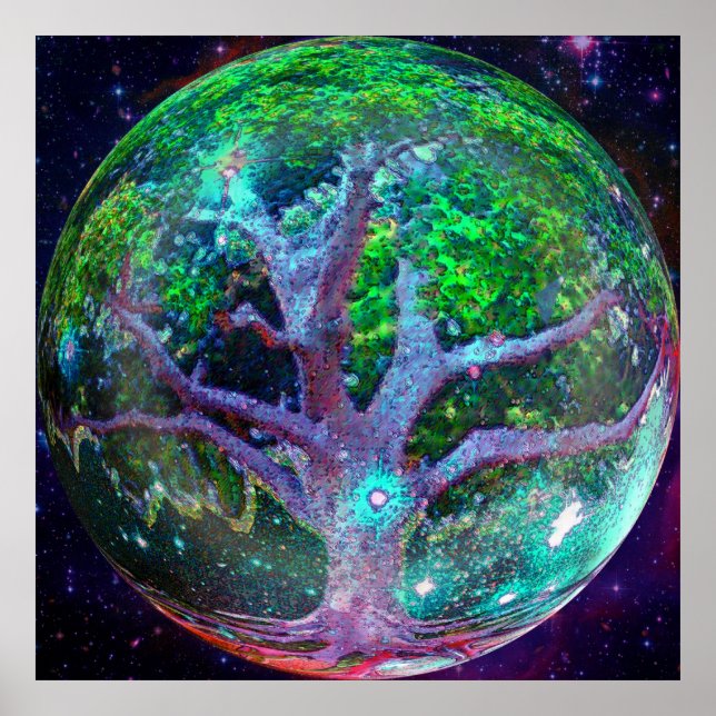 Livets träd Hälsa Poster (Framsidan)