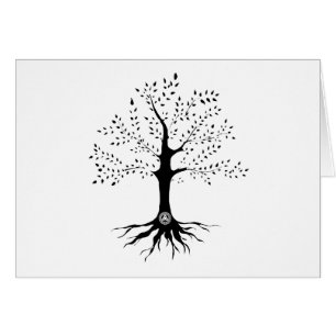 Livets träd hälsningskort