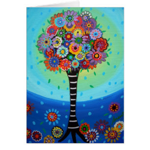 LIVETS TRÄD HÄLSNINGSKORT