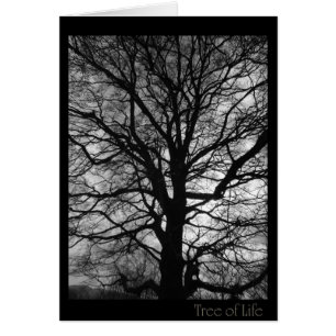 Livets träd - inte endast för träd kramare hälsningskort