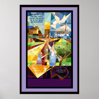 Livets Träd Jesus Banner Poster