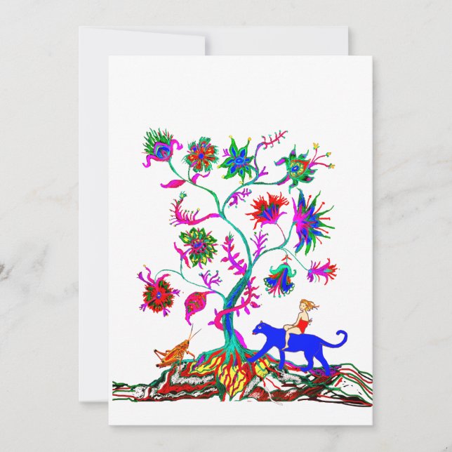 Livets träd julkort (Framsida)