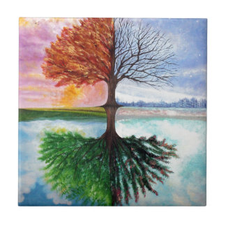 Livets träd kakelplatta