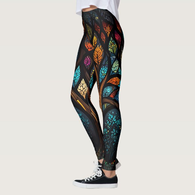 Livets träd Kärlek Girl Power Leggings (Vänster)