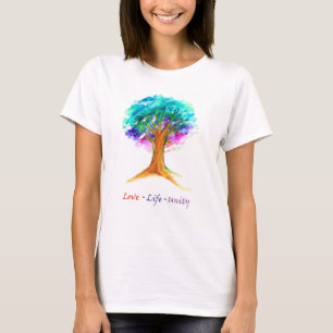Livets träd Kärlek Unity T-Shirt