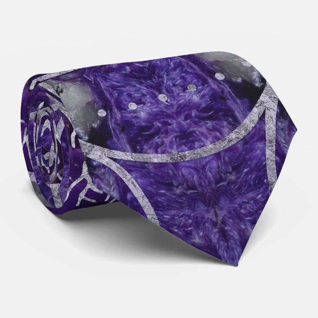 Livets träd med den Triquetra amethysten och Slips (Rullad)