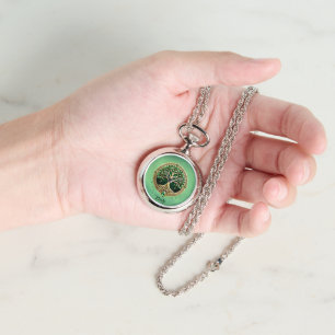 Livets träd med keltiska knop. armbandsur