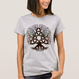 Livets träd med Triquetra T Shirt