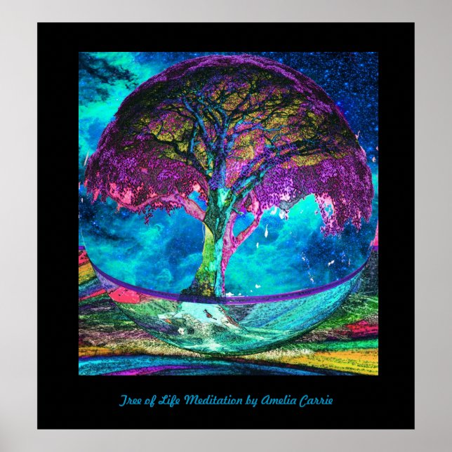 Livets träd-Medelhavet Poster (Framsidan)