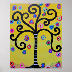 LIVETS TRÄD PAINTING POSTER