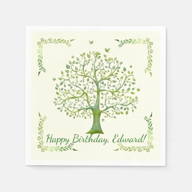 Livets träd pappersservett (Framsidan)