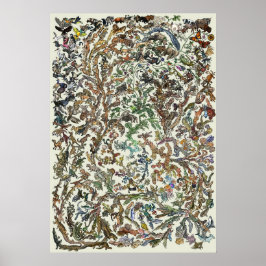 Livets träd - Poster av utvecklingen - Färg