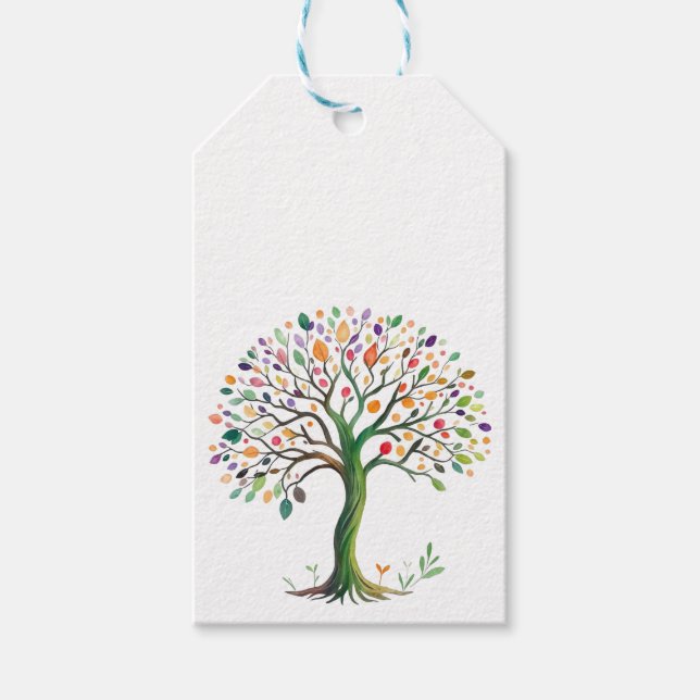 LIVETS TRÄD PRESENTETIKETT (Framsidan)