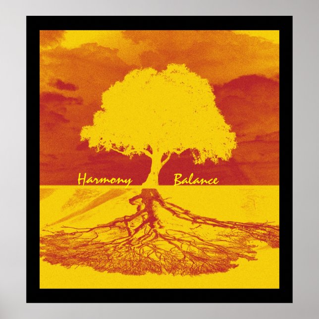 Livets träd-relaxering poster (Framsidan)