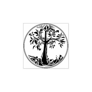 Livets träd Rubber Frimärke Stämpel