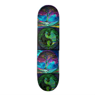 Livets träd-sanningssökning mini skateboard bräda 18,5 cm
