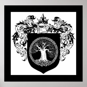 Livets träd Shield of Arm Poster
