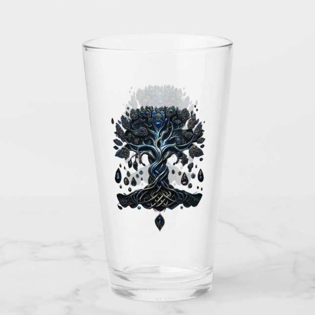 Livets träd Shine och Souls armar Glaskopp (Framsida)