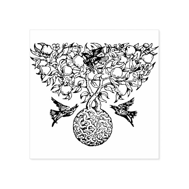 Livets träd stämpel (Tryck)