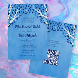 Livets träd Stars Anpassningsbar Fladdermus Pub Mi Inbjudningar<br><div class="desc">Perfekt-kort för att tillkännage ett bat mitzvah, pub mitzvah eller annat judiskt firande! Hand skapade konst åt dig! FULLT ANPASSADE! Klicka på "Anpassa" ovan om du vill redigera texten och lägga till länken till QR-koden på baksidan. Klicka på "Redigera med verktyg" om du vill justera typsnitt, färg och placeringar och...</div>