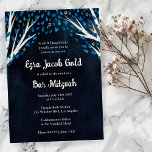 Livets träd Stars Watercolor Fladdermus Pub Mitzva Inbjudningar<br><div class="desc">Perfekt-kort för att tillkännage ett bat mitzvah, pub mitzvah eller annat judiskt firande! Hand skapade konst åt dig! FULLT ANPASSADE! Klicka på "Anpassa" ovan om du vill redigera texten. Klicka på "Redigera med verktyg" om du vill justera typsnitt, färg och placeringar och ta bort vattenfärgsdesignen på baksidan om du vill....</div>