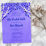 Livets träd Stars Watercolor Fladdermus Pub Mitzva Inbjudningar<br><div class="desc">Perfekt-kort för att tillkännage ett bat mitzvah, pub mitzvah eller annat judiskt firande! Hand skapade konst åt dig! FULLT ANPASSADE! Klicka på "Anpassa" ovan om du vill redigera texten. Klicka på "Redigera med verktyg" om du vill justera typsnitt, färg och placeringar och ta bort vattenfärgsdesignen på baksidan om du vill....</div>