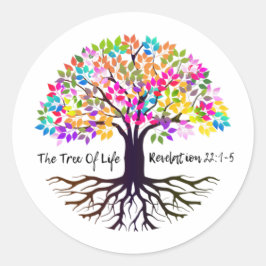 Livets träd-stickers 20 per lakan runt klistermärke