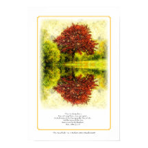 Livets träd Storlek 13 x 19