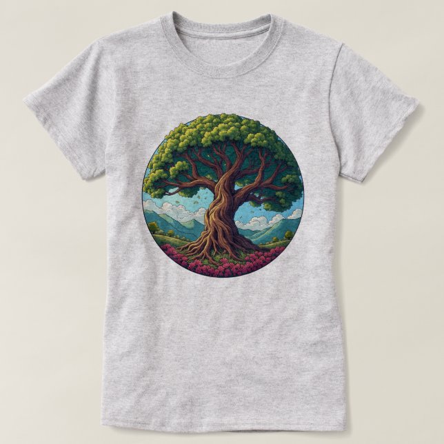 Livets träd t shirt (Design framsida)