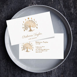 livets träd-terapeut yoga måne-faser visitkort