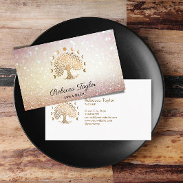 livets träd-terapeut yoga måne-faser visitkort