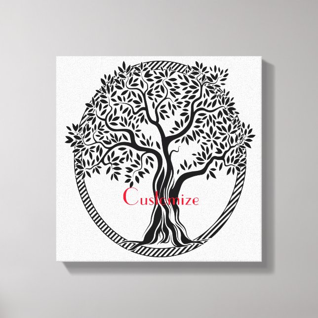 Livets träd Thunder_Cove Canvastryck (Framsida)