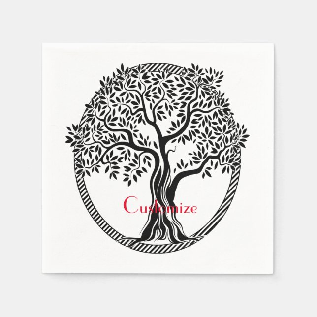 Livets träd Thunder_Cove Pappersservett (Framsidan)