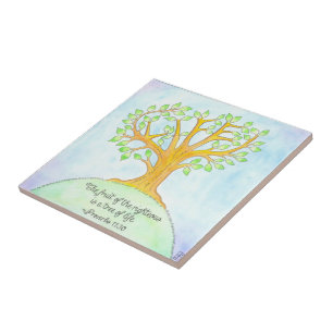 Livets träd Tile / Trivet Kakelplatta