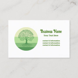 livets träd, träd visitkort