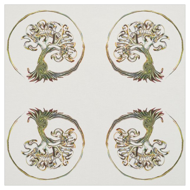 livets träd tyg (Provkarta)